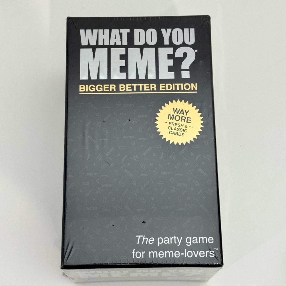 What Do You Meme? Bigger Better Edition Party Game – Sealed
